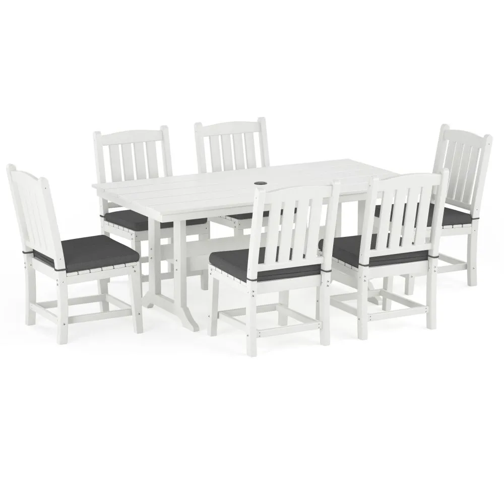 Torva 7 Piece Rectangle Dining Table Set with 6 Side Chairs