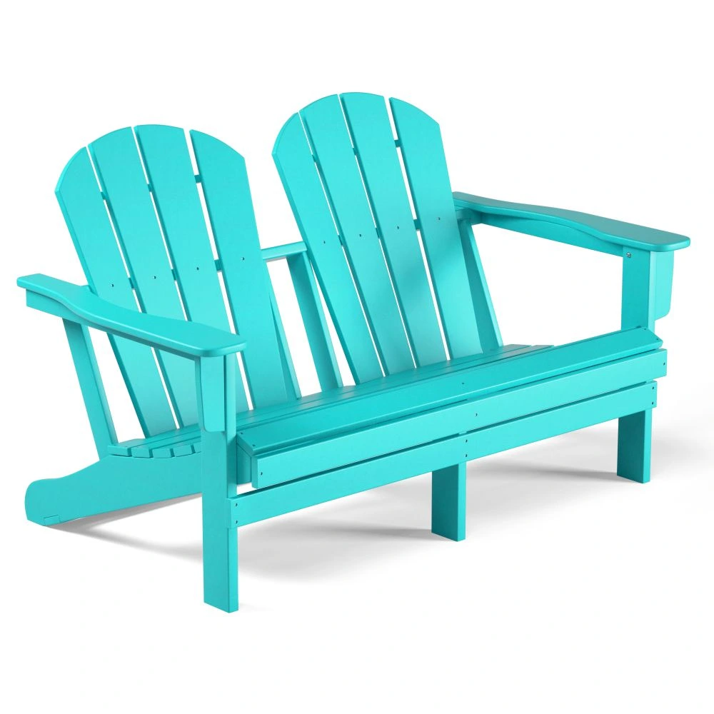 TORVA Double Adirondack Chair Turquoise 01